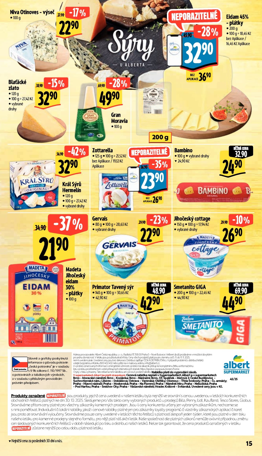 Leták Albert Supermarket leták - strana 25