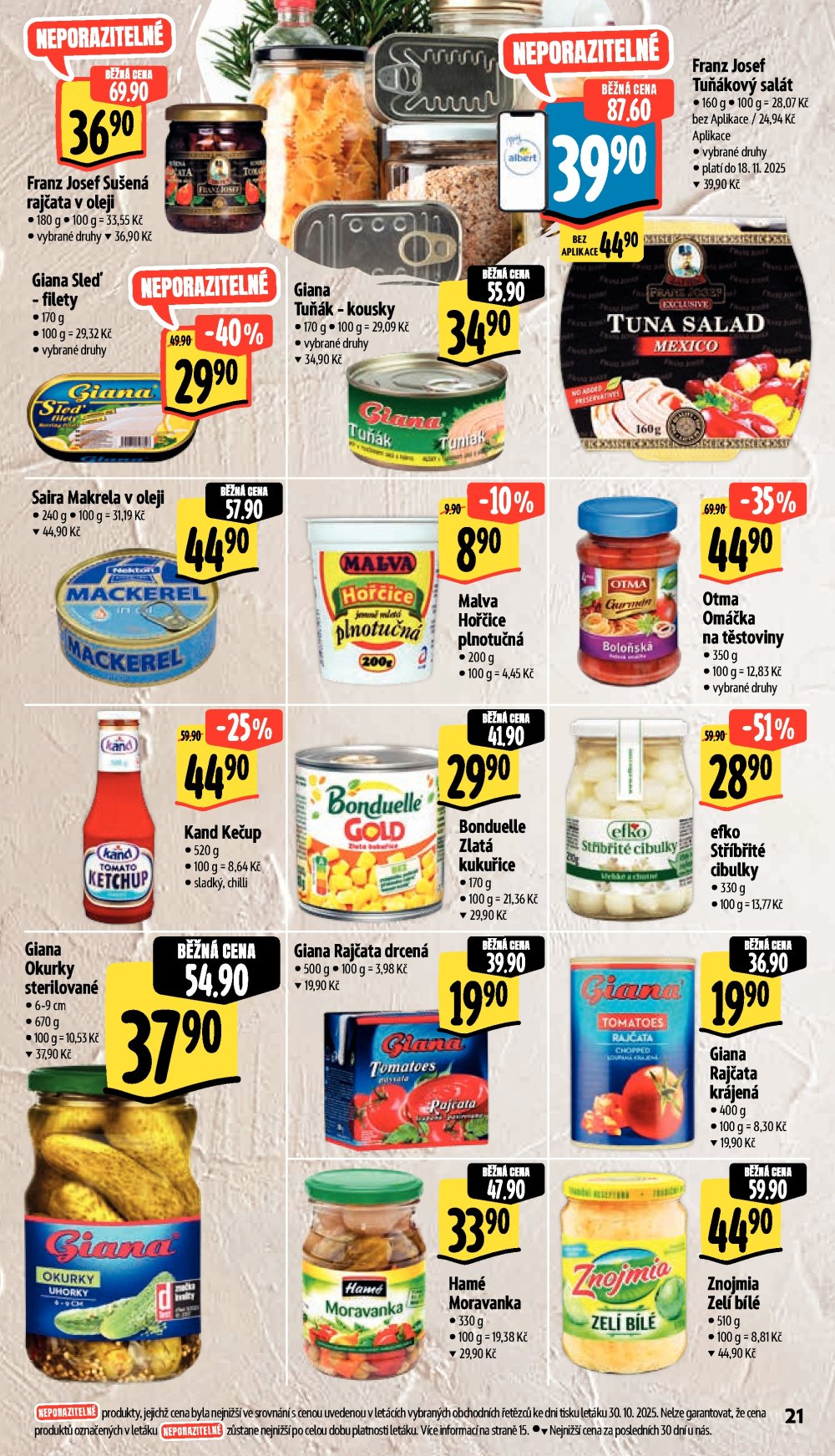 Leták Albert Supermarket leták - strana 31