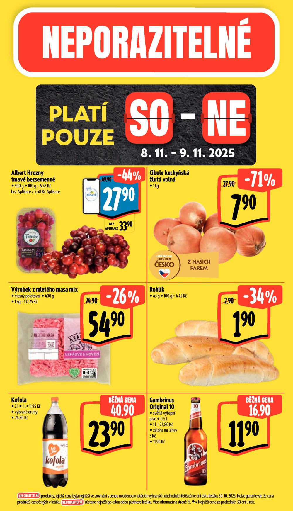 Leták Albert Supermarket leták - strana 50