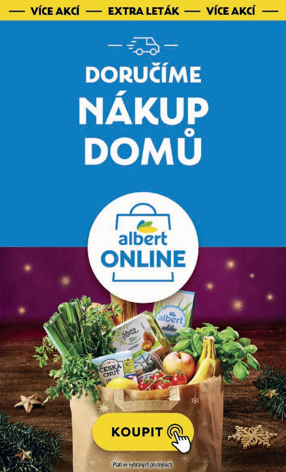 Leták Albert leták - Doručíme nákup domů - strana 1