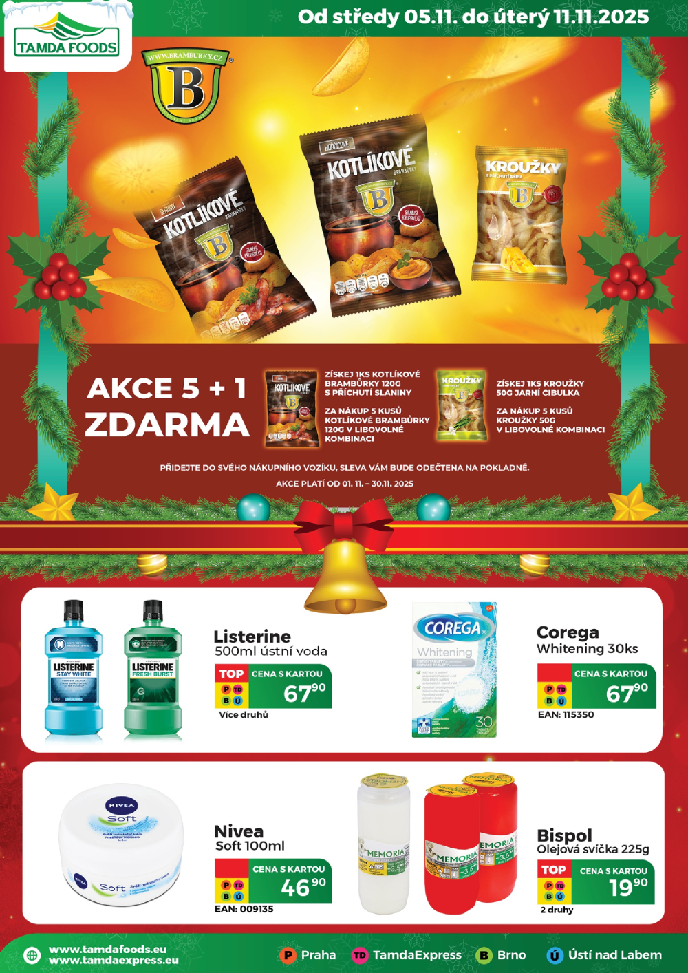 Leták TAMDA FOODS leták - strana 1
