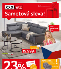 Akční leták XXXLutz  - Sametová sleva