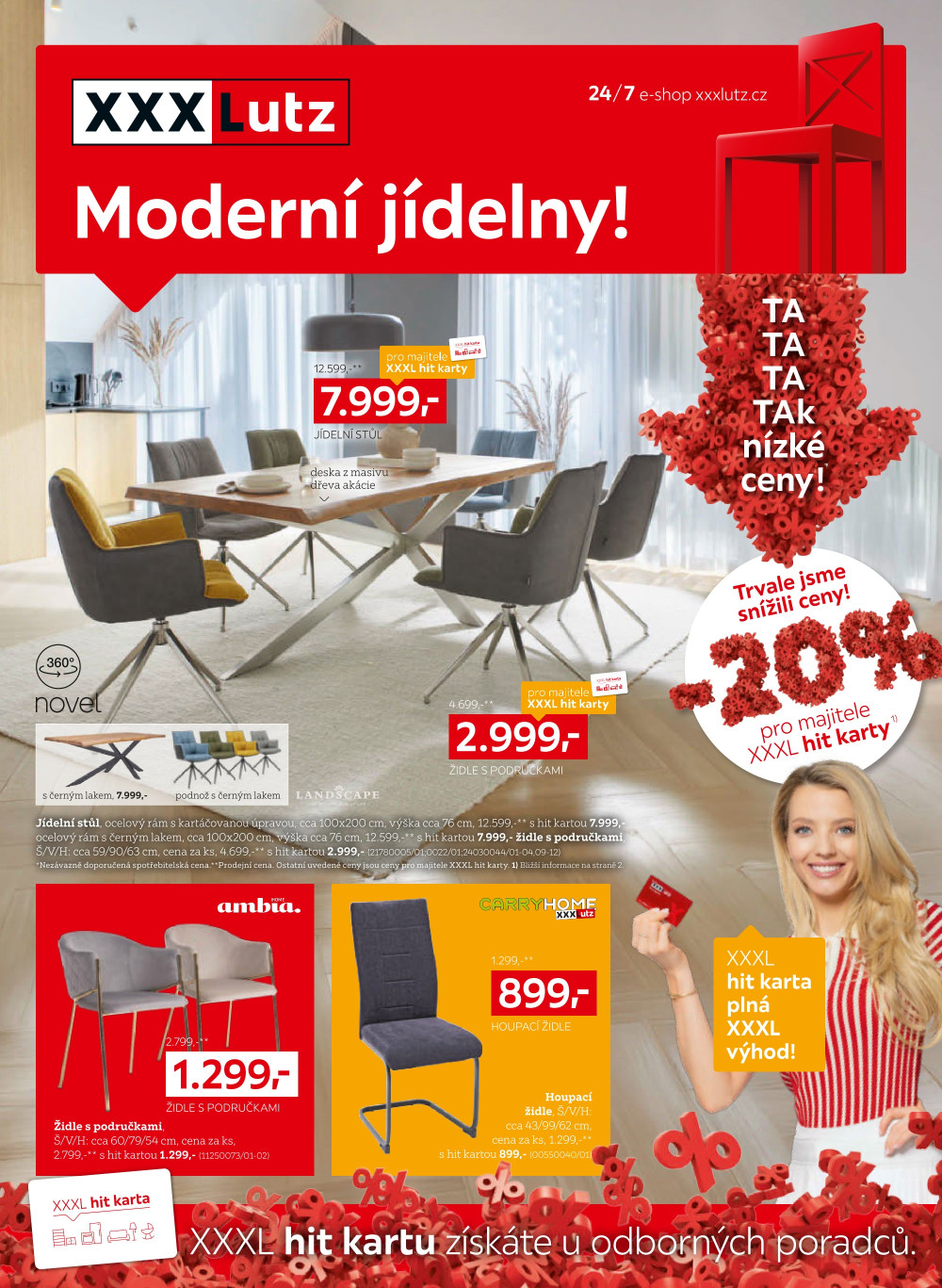 Leták XXXLutz leták - Moderní jídelny - strana 1