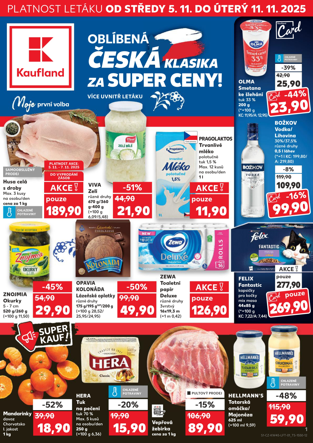 Leták Kaufland leták Praha 3 - Jarov - strana 1