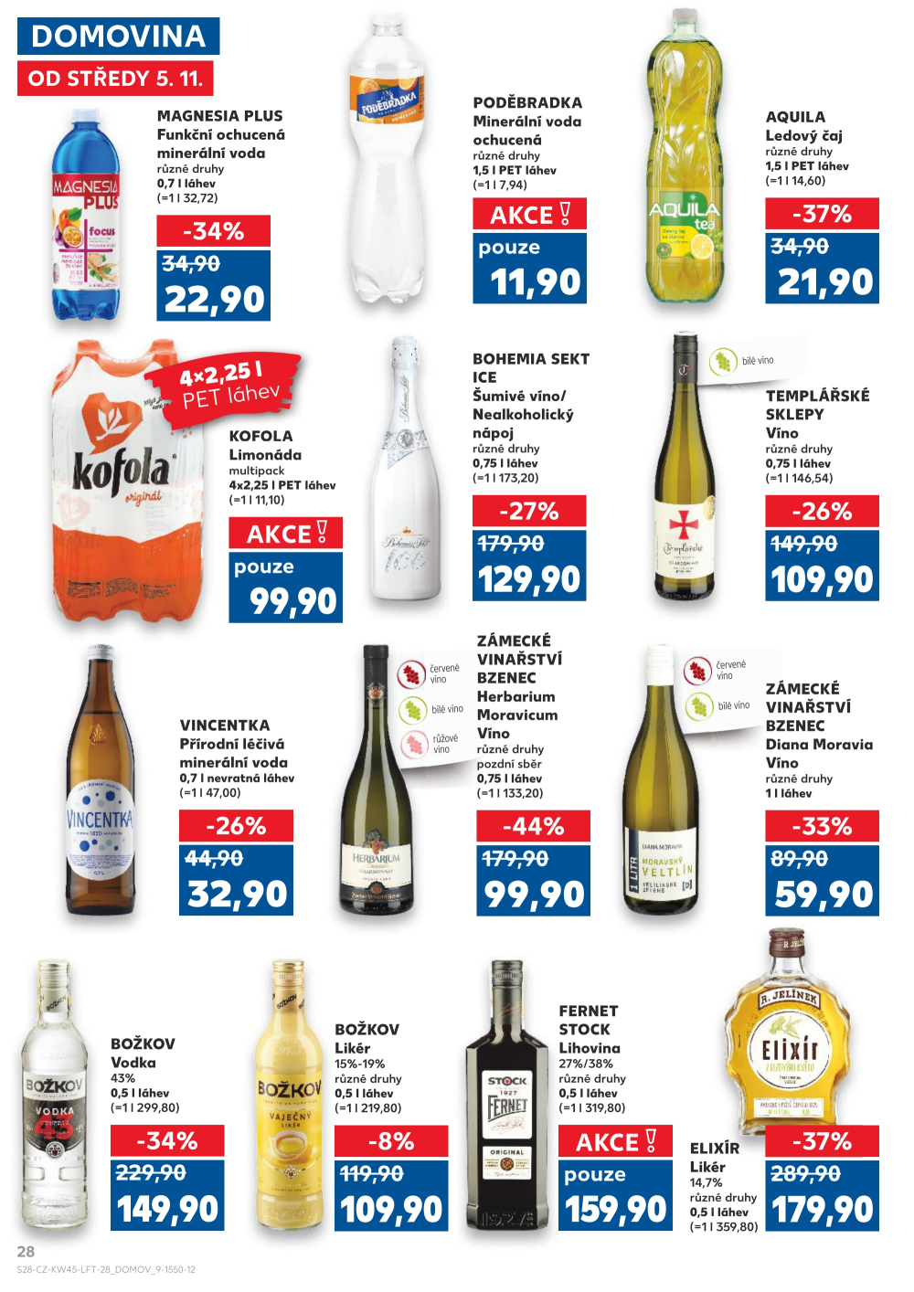 Leták Kaufland leták Praha - Čestlice - strana 28