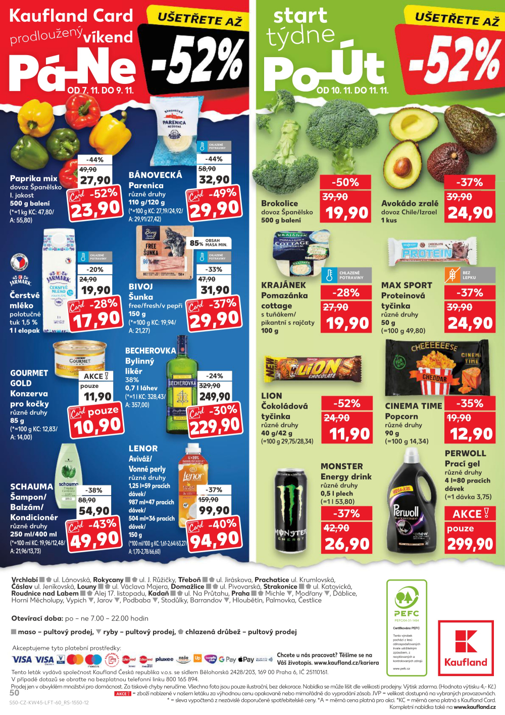 Leták Kaufland leták Praha 4 - Modřany - strana 50