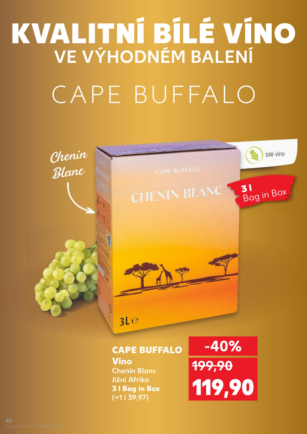 Leták Kaufland leták Hodonín, Dvořákova - strana 42