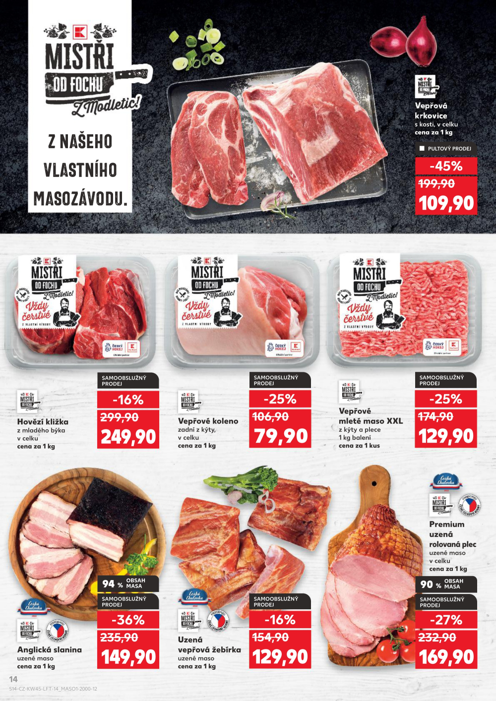 Leták Kaufland leták Hodonín, Konečná - strana 14