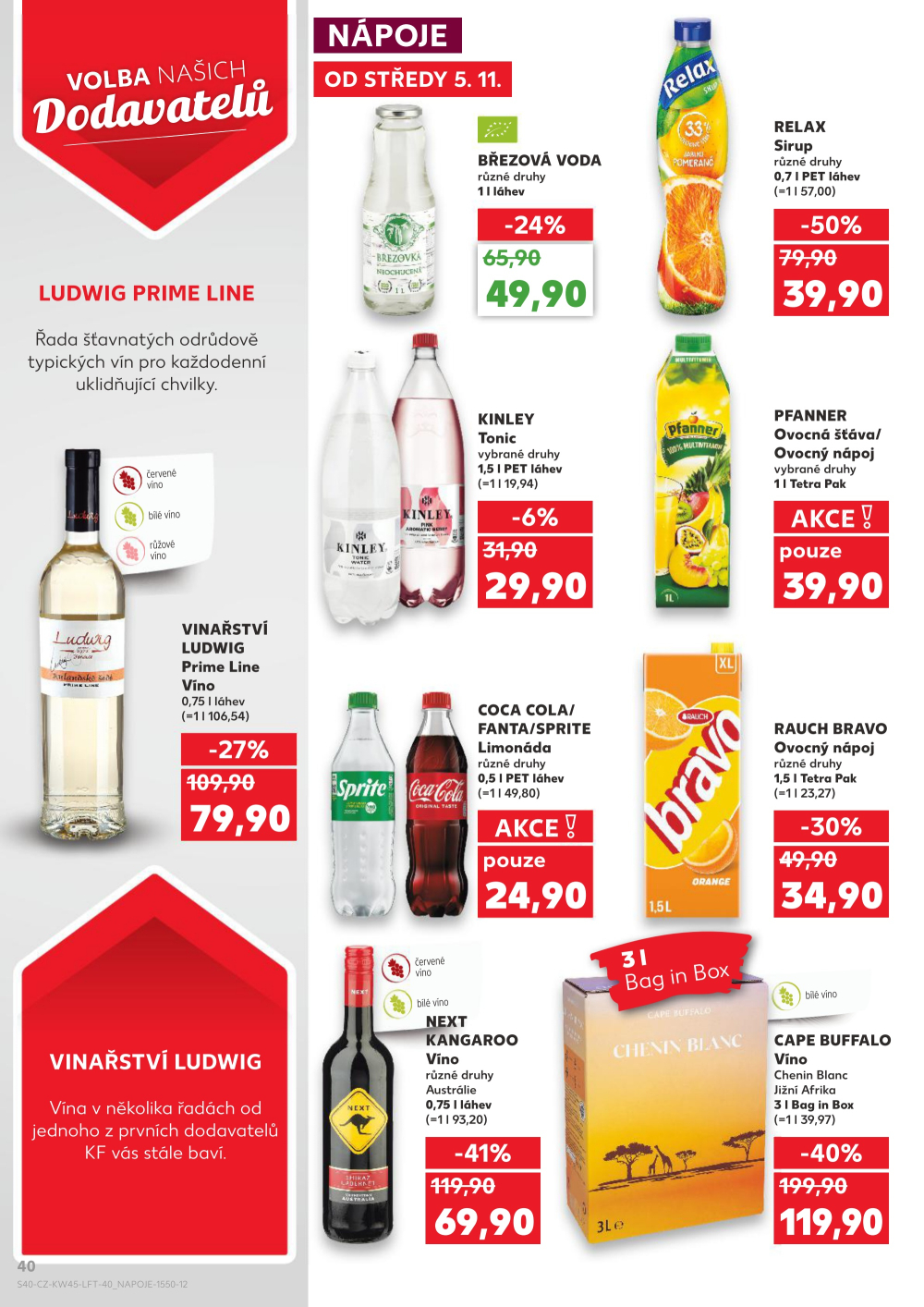 Leták Kaufland leták Praha 8 - Libeň - strana 40