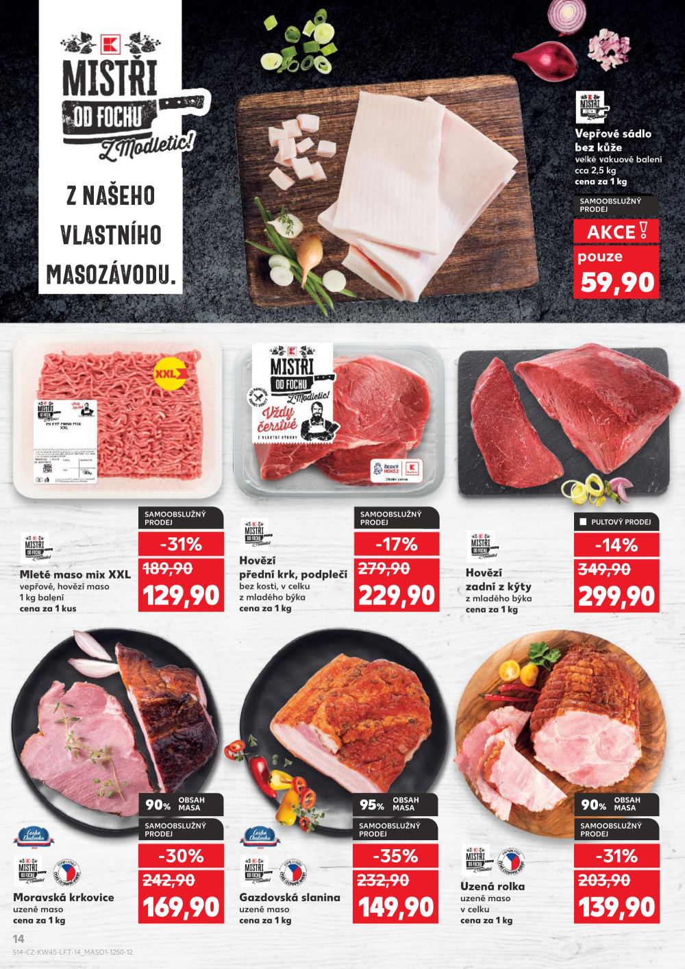 Leták Kaufland leták Nový Bor - strana 14