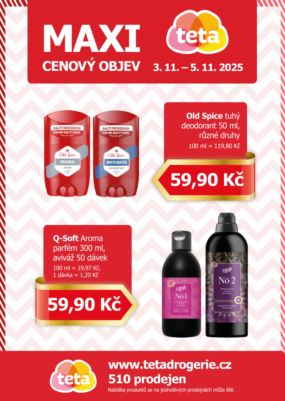 Leták Teta drogerie - Maxi objev - strana 1