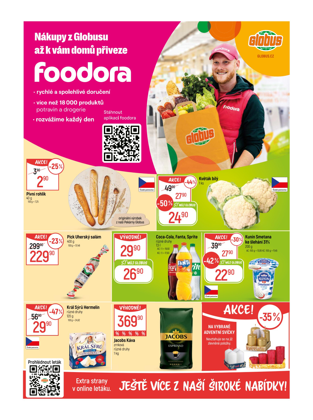 Leták Globus leták Praha - Černý Most - strana 2