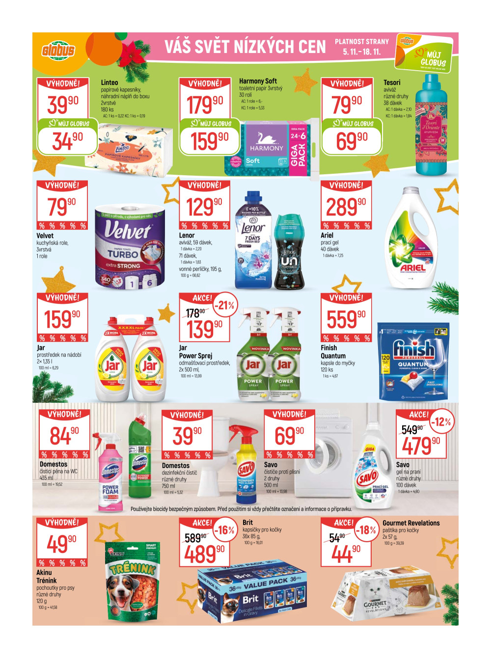 Leták Globus leták Praha - Černý Most - strana 34