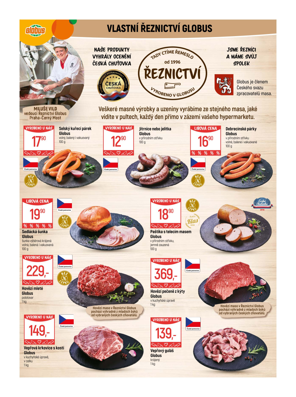 Leták Globus leták Praha - Černý Most - strana 5