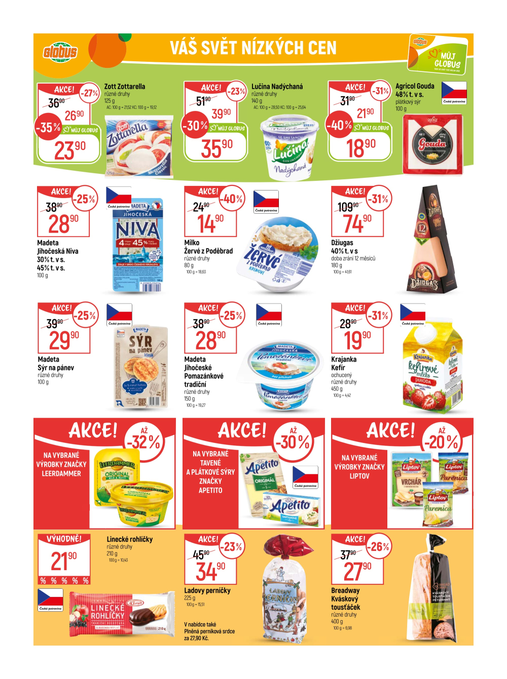 Leták Globus leták Praha - Zličín - strana 19