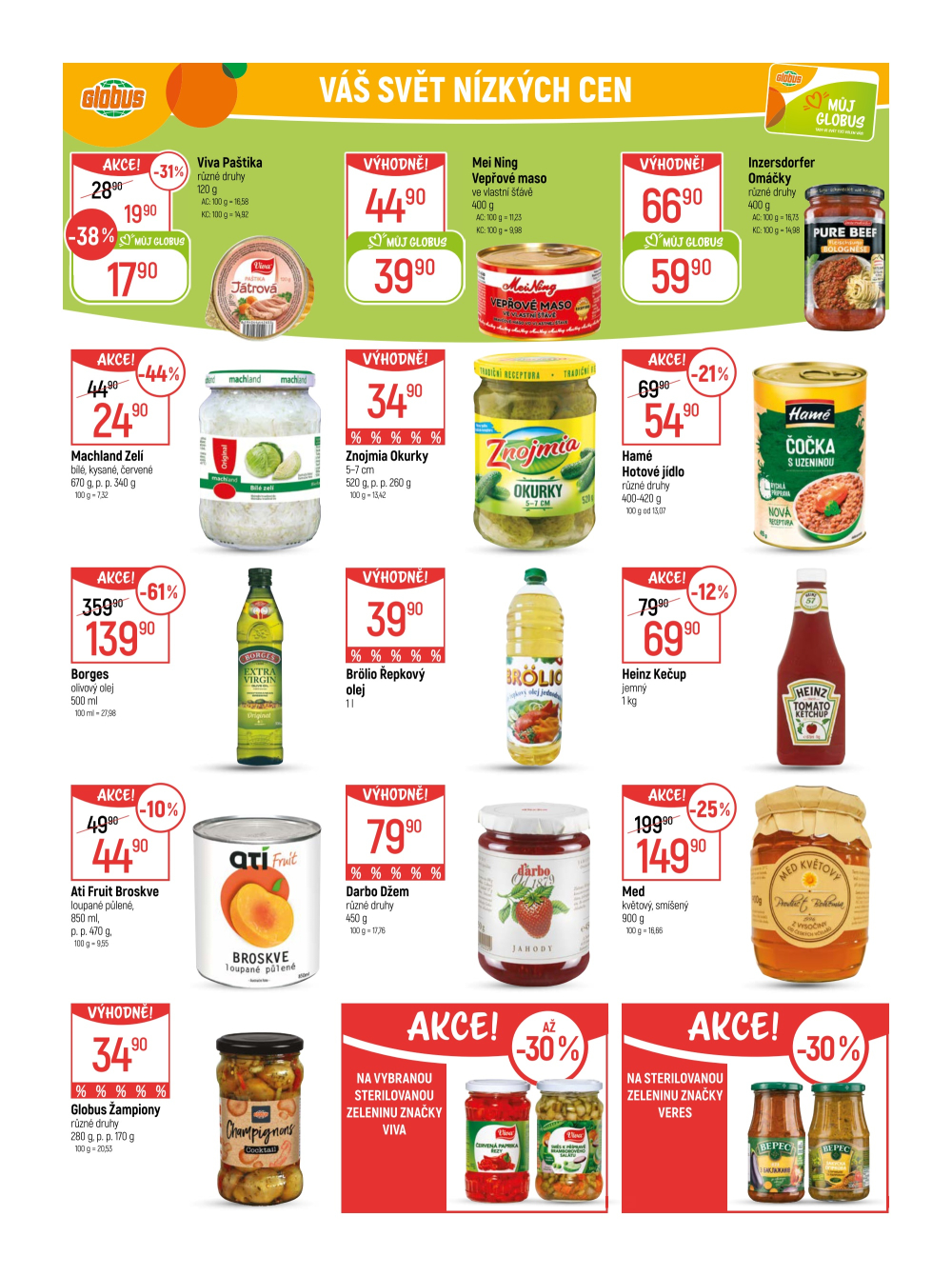 Leták Globus leták Praha - Zličín - strana 22