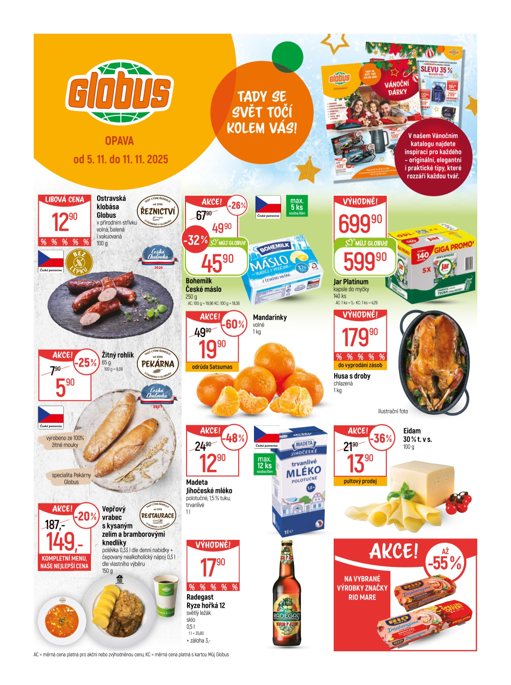 Leták Globus leták Opava - strana 1