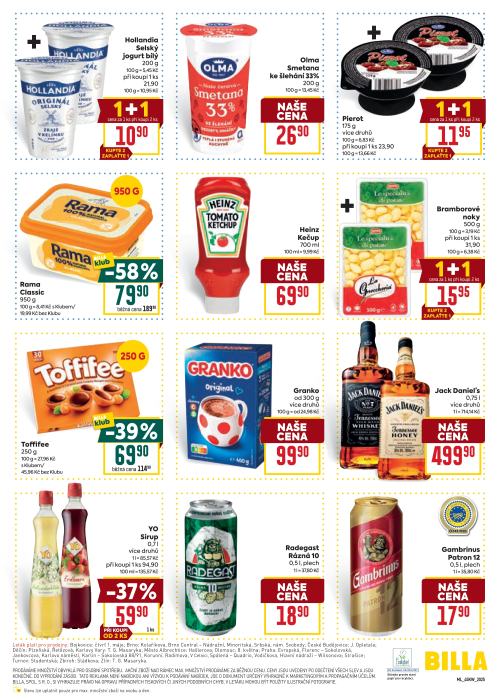 Leták BILLA malý leták - strana 3