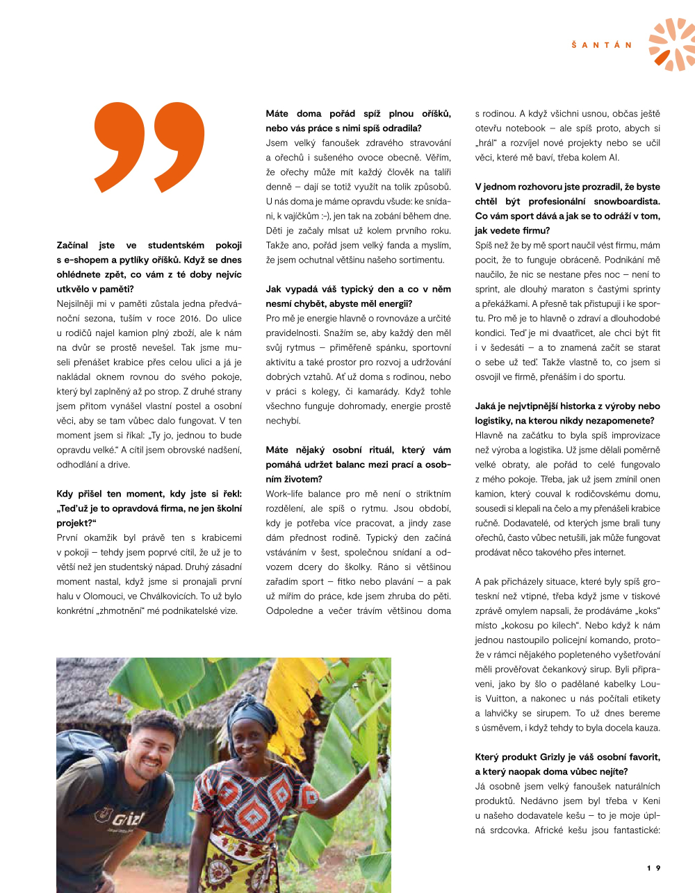 Leták Galerie Šantovka magazín - strana 19