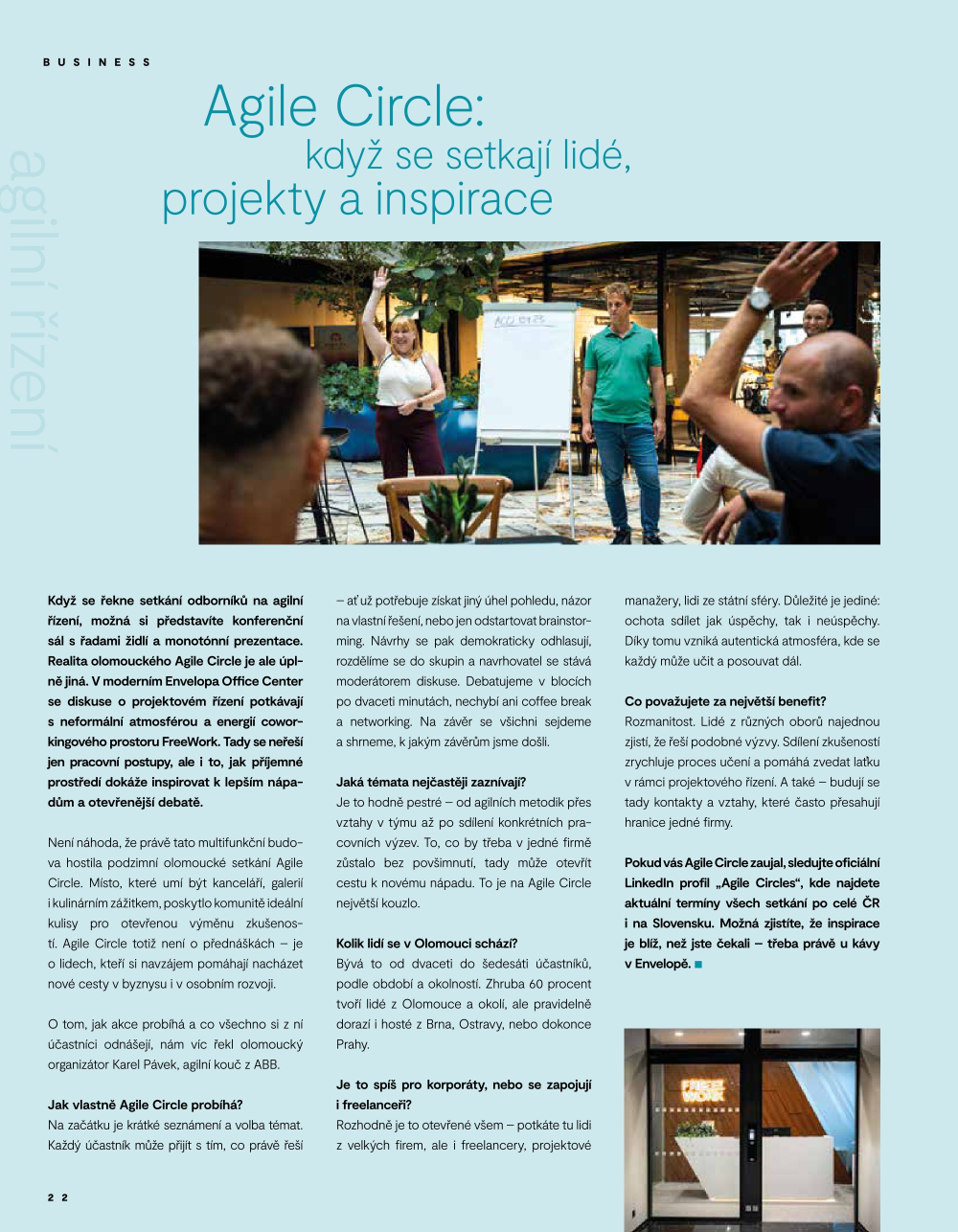 Leták Galerie Šantovka magazín - strana 22