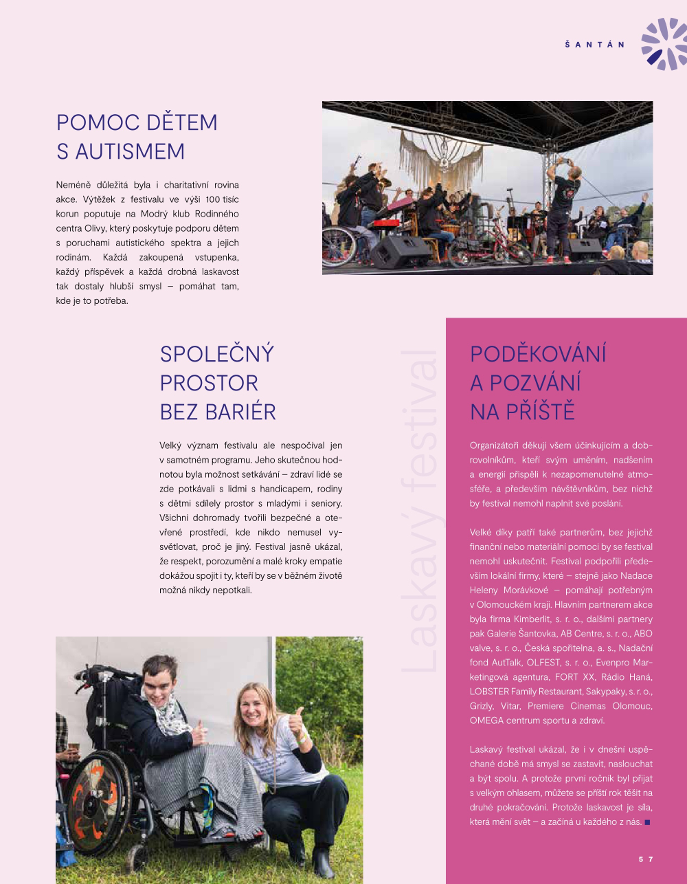 Leták Galerie Šantovka magazín - strana 57