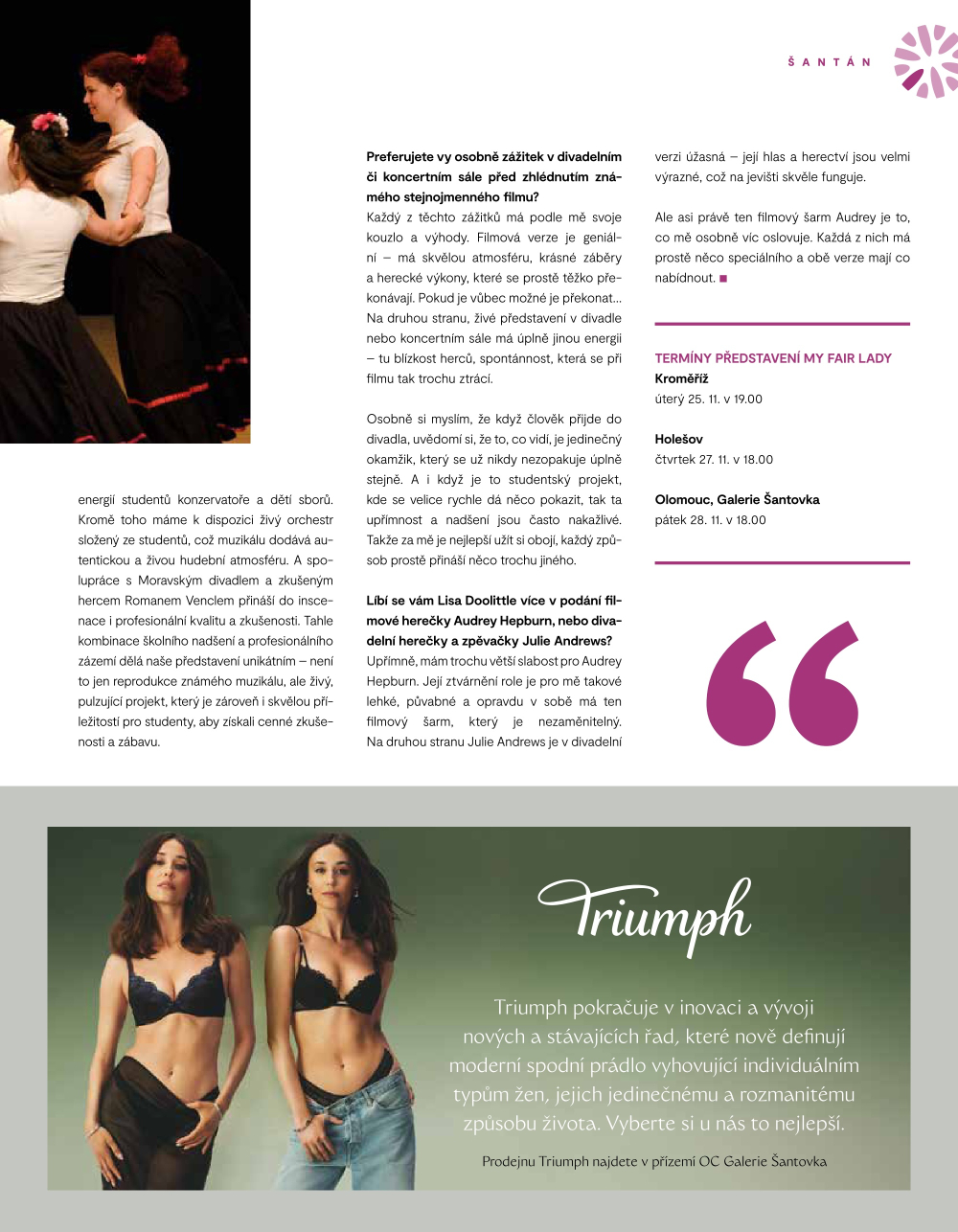 Leták Galerie Šantovka magazín - strana 67