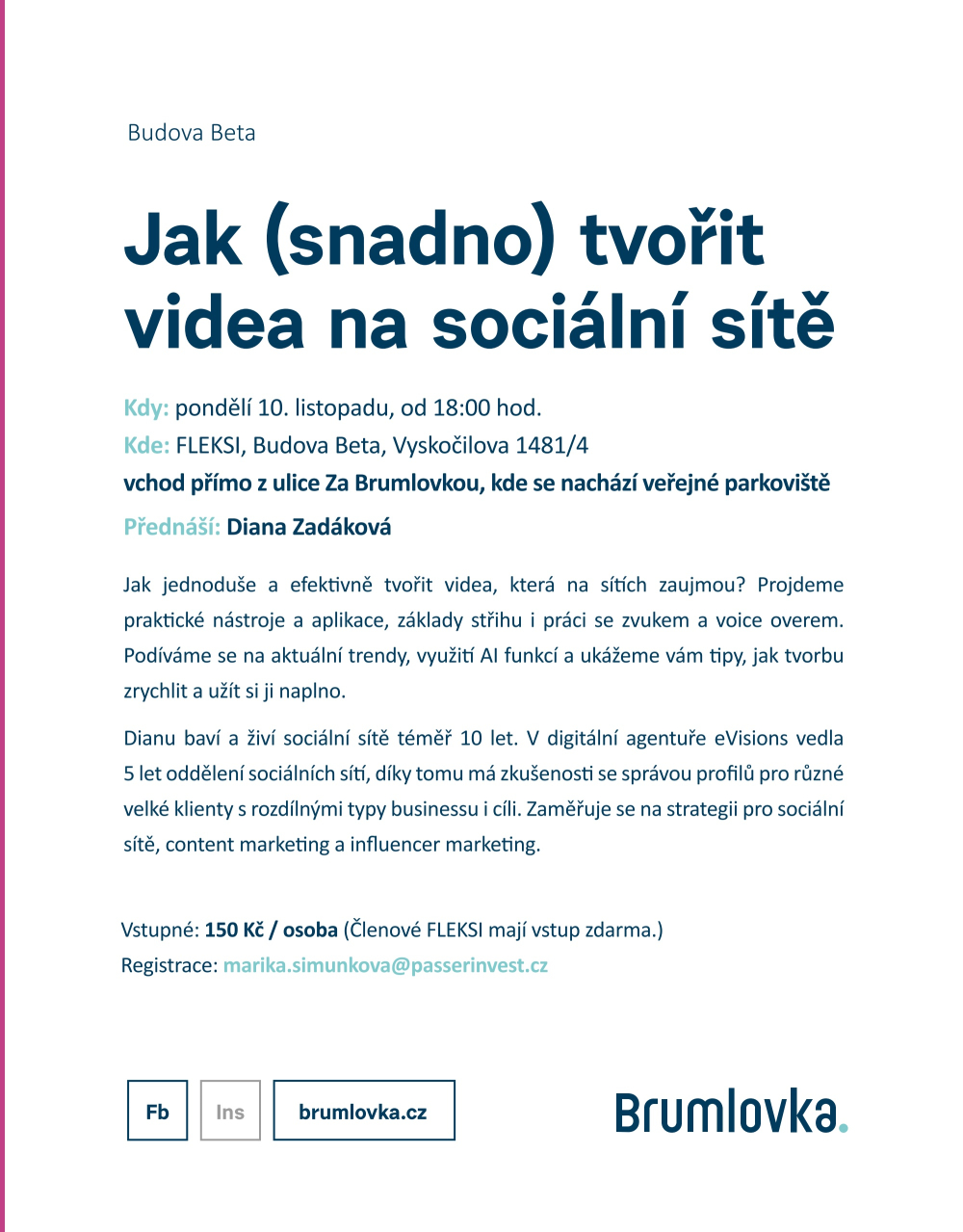 Leták eBrumlovka magazín - strana 10