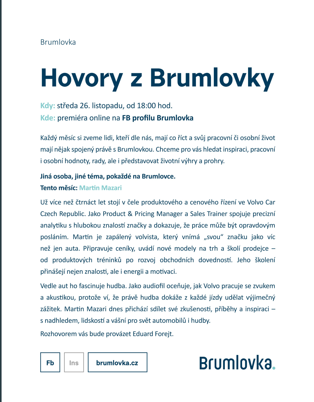 Leták eBrumlovka magazín - strana 26