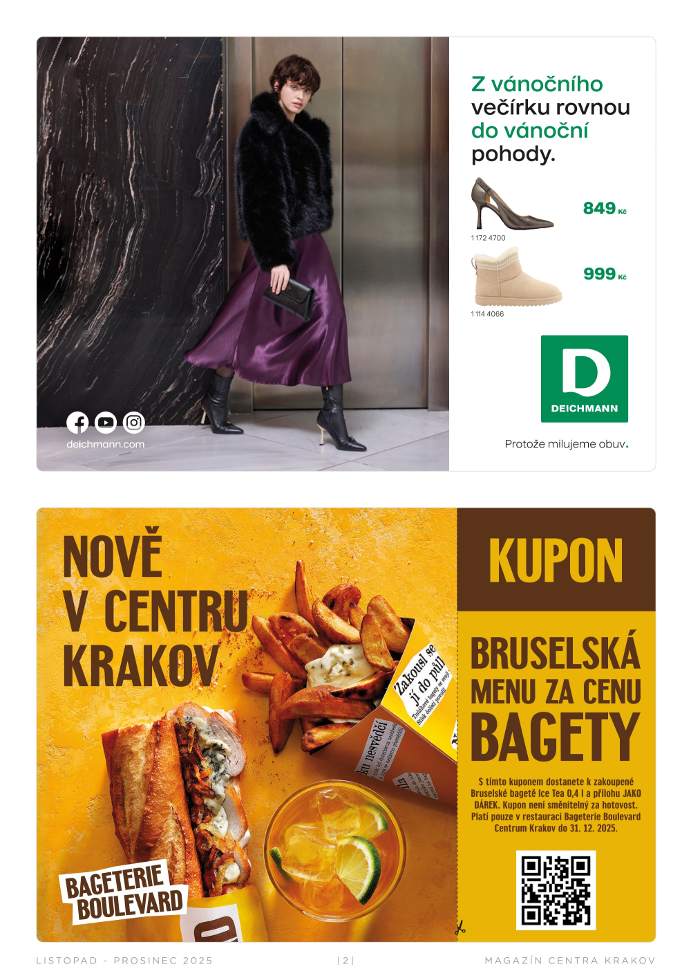 Leták Centrum Krakov magazín - strana 2