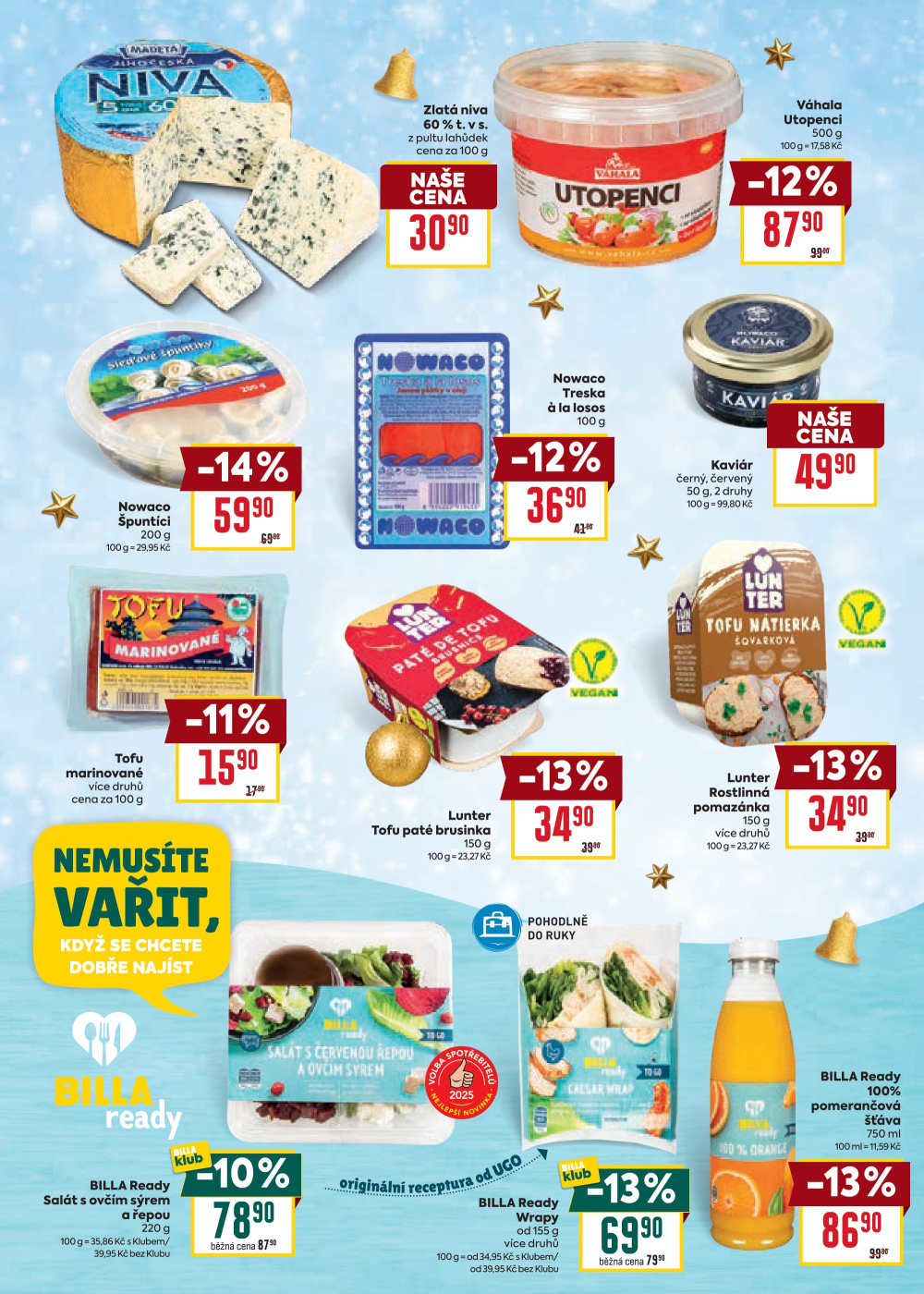 Leták BILLA leták - Vánoce II. - strana 16
