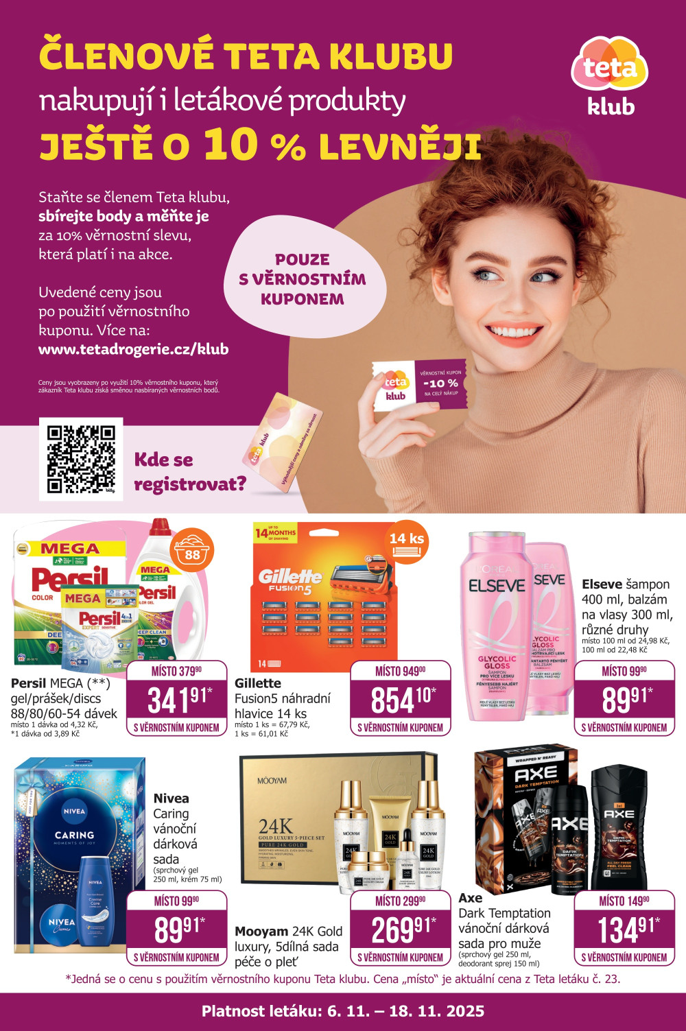 Leták Teta drogerie - Teta klub - strana 1