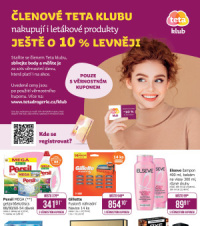 Akční leták Teta drogerie - Teta klub