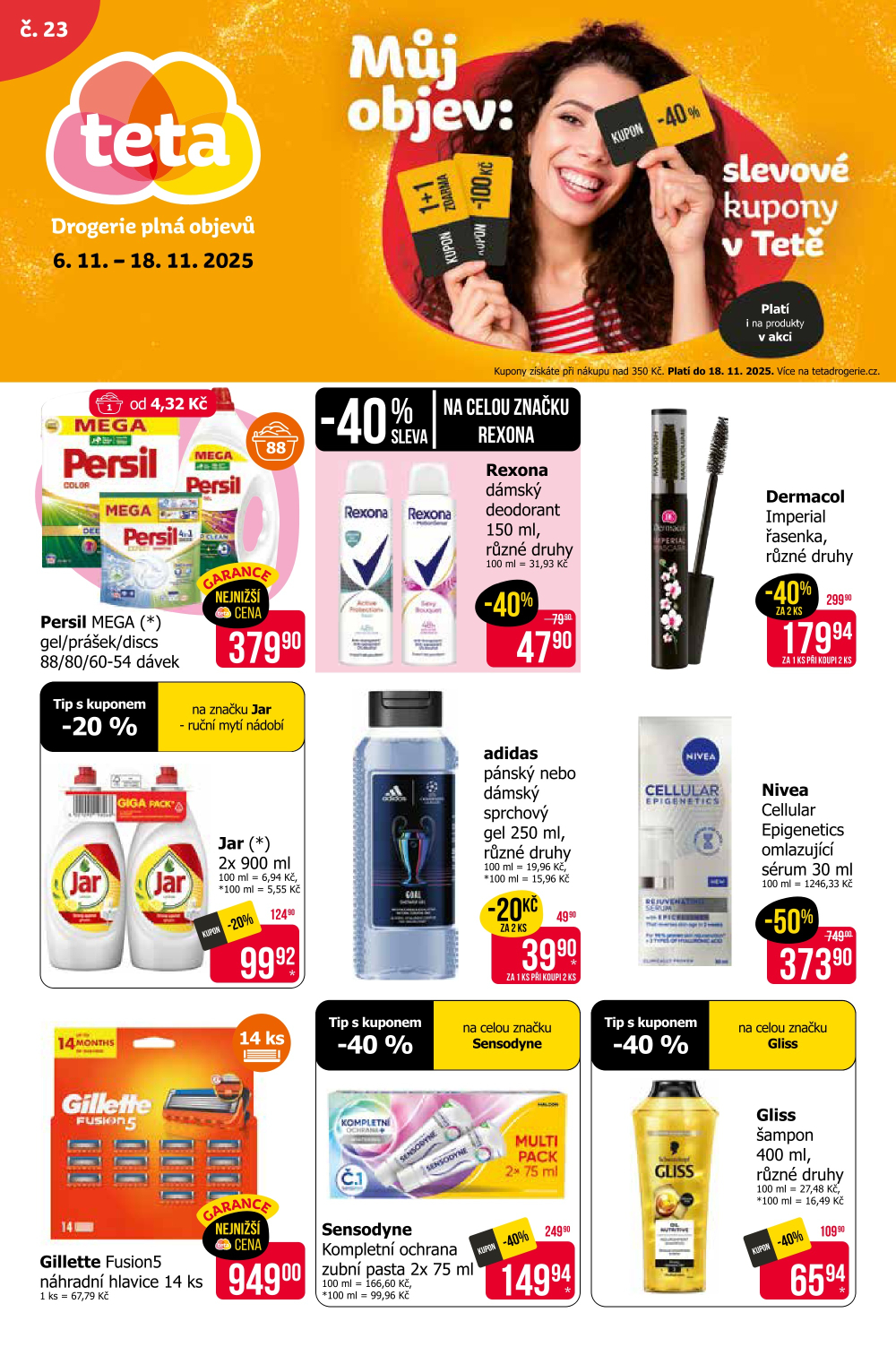 Leták Teta drogerie leták - strana 1