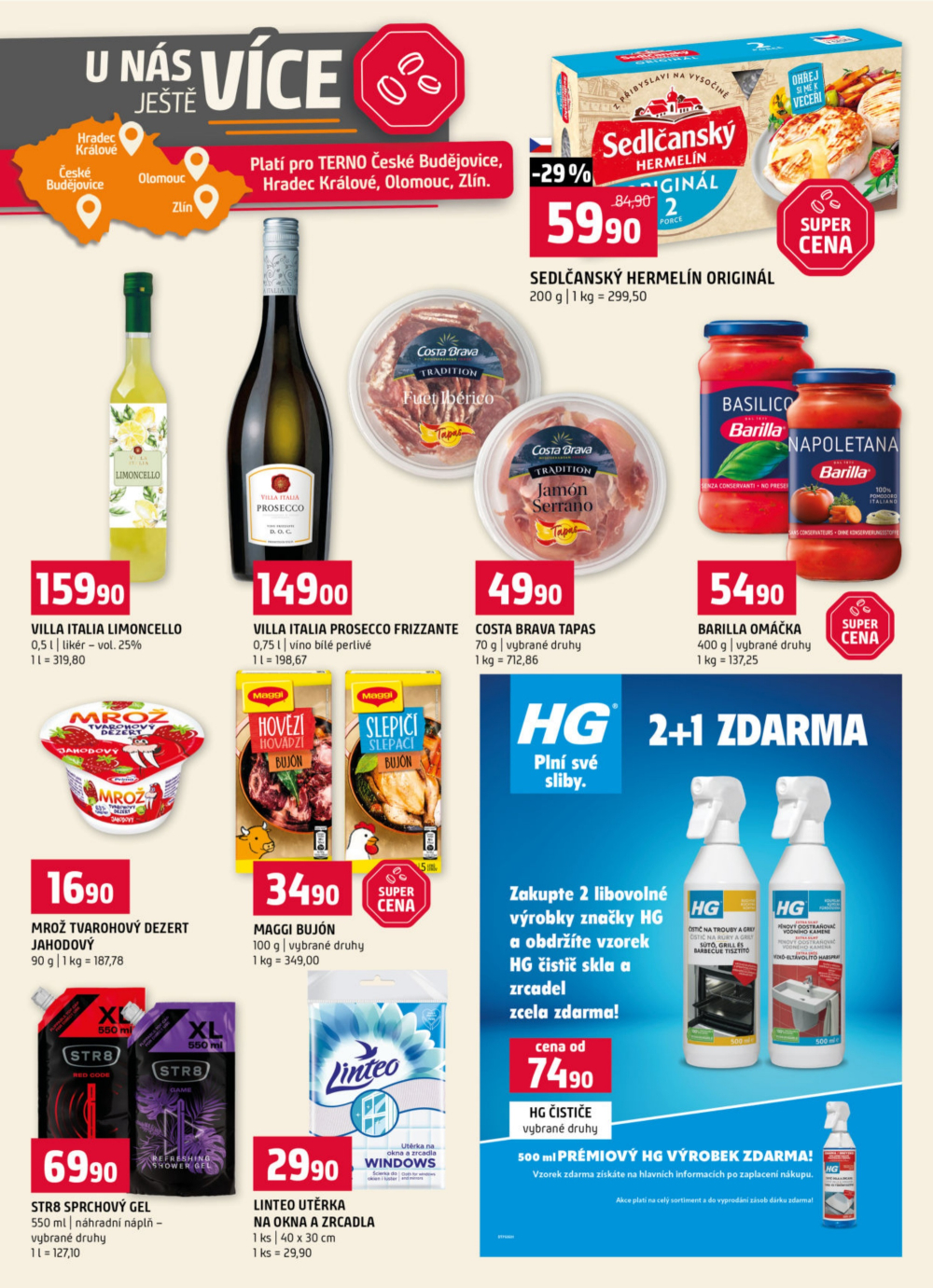 Leták Terno leták - Prachatice, Český Krumlov, Zlín, Tábor, Strakonice, Blatná - strana 18