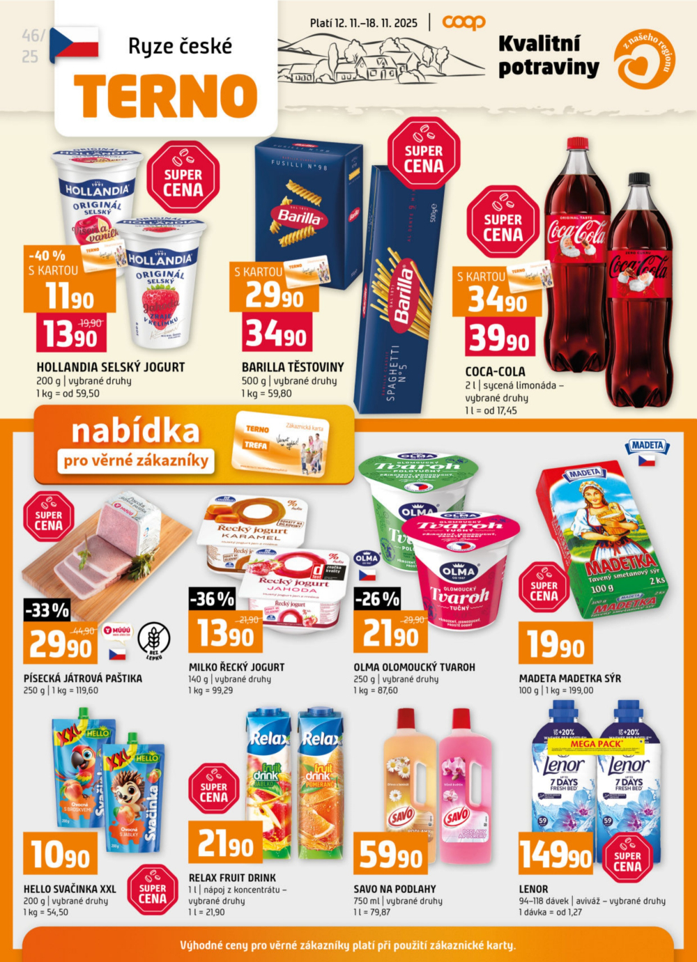 Leták Terno leták - Prachatice, Český Krumlov, Zlín, Tábor, Strakonice, Blatná - strana 19