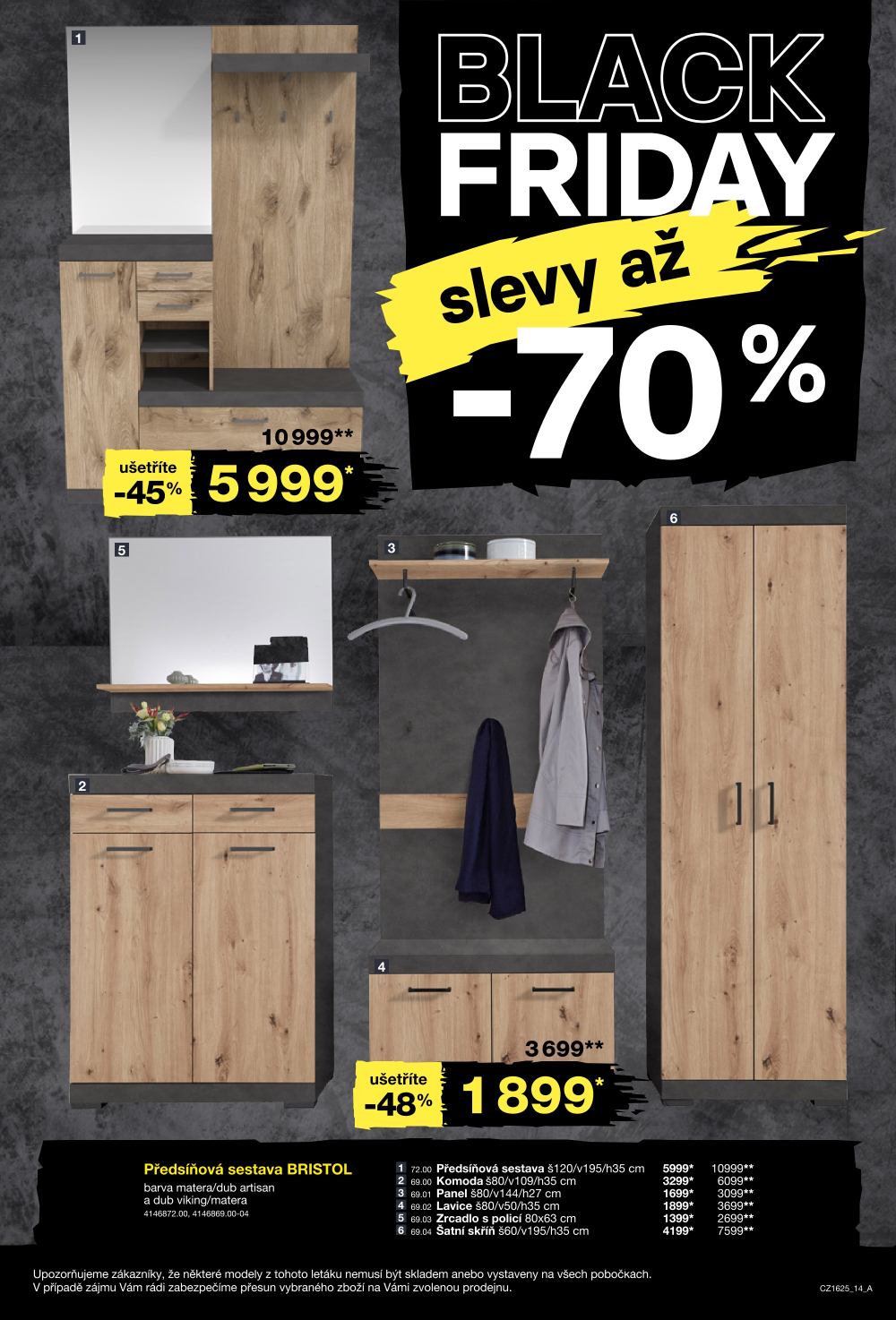 Leták SCONTO Nábytek leták -  Black Friday - strana 14