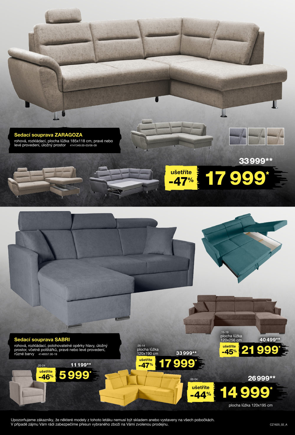 Leták SCONTO Nábytek leták -  Black Friday - strana 2