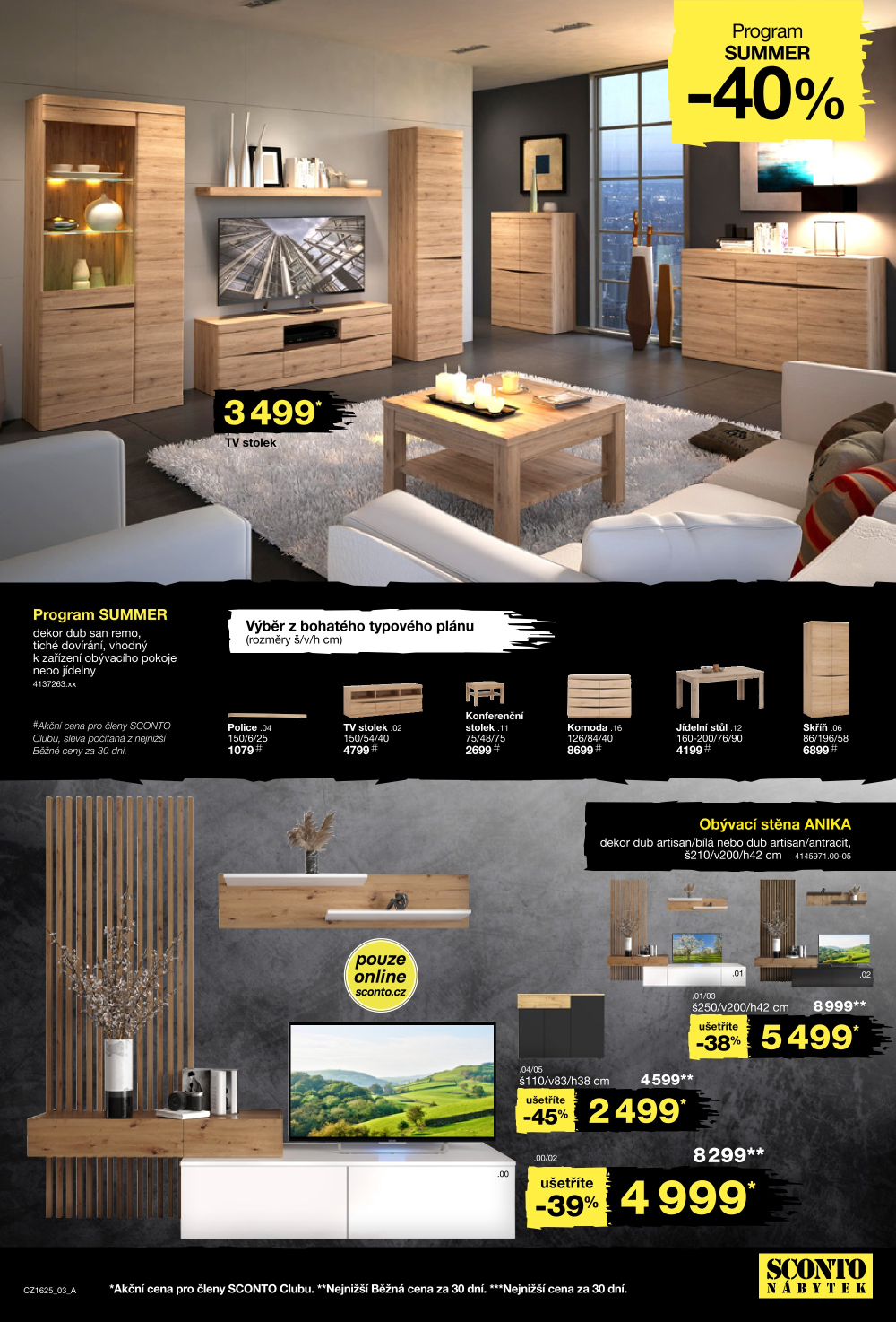 Leták SCONTO Nábytek leták -  Black Friday - strana 3