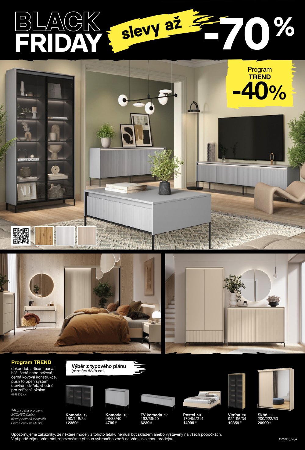 Leták SCONTO Nábytek leták -  Black Friday - strana 4