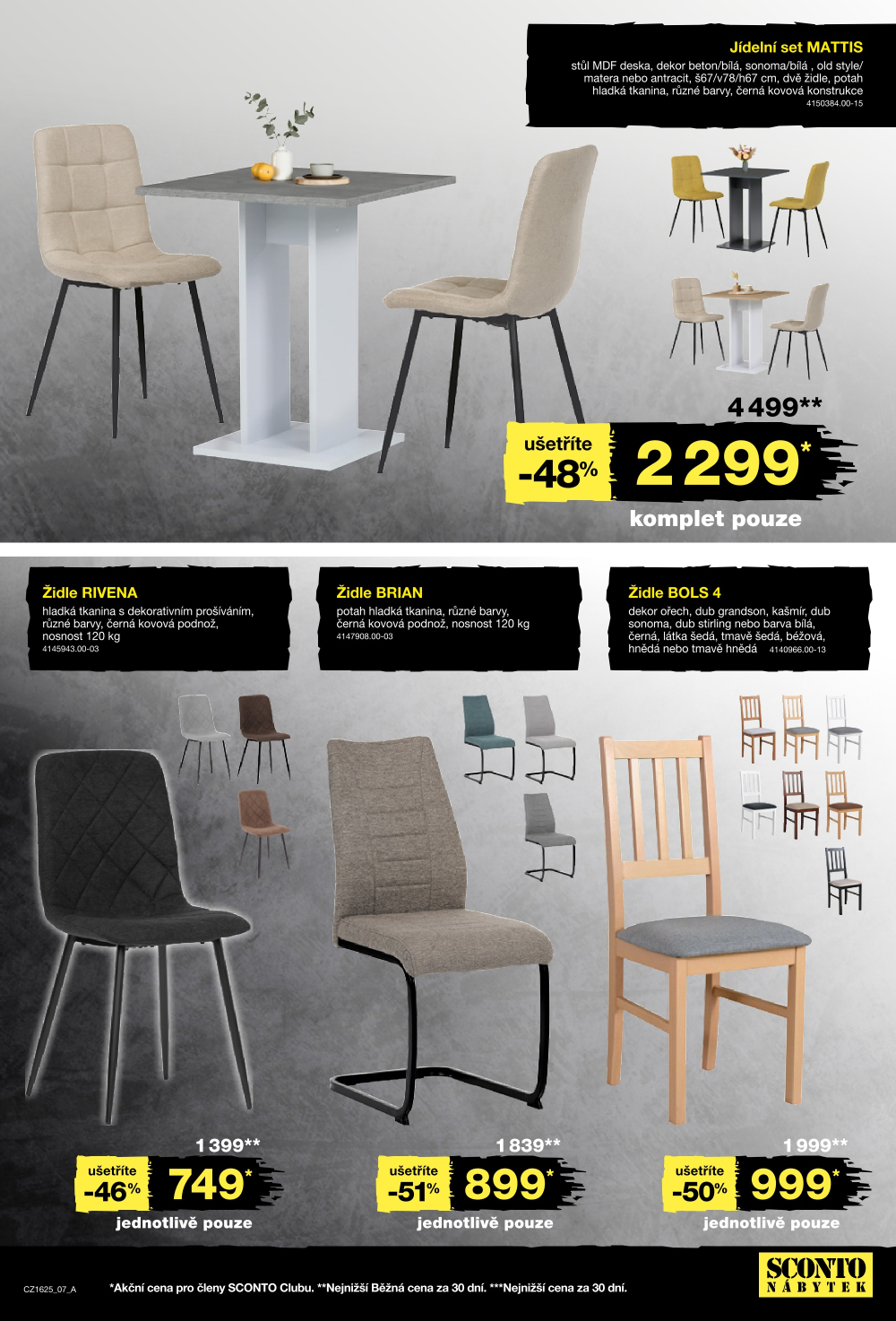 Leták SCONTO Nábytek leták -  Black Friday - strana 7