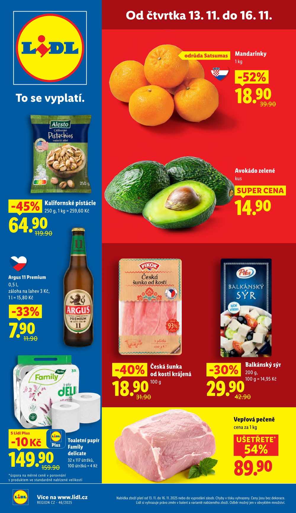 Leták Lidl leták od čtvrtka - strana 1