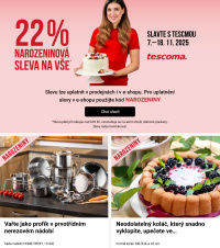 Akční leták Tescoma  - 22 % narozeninová sleva na vše