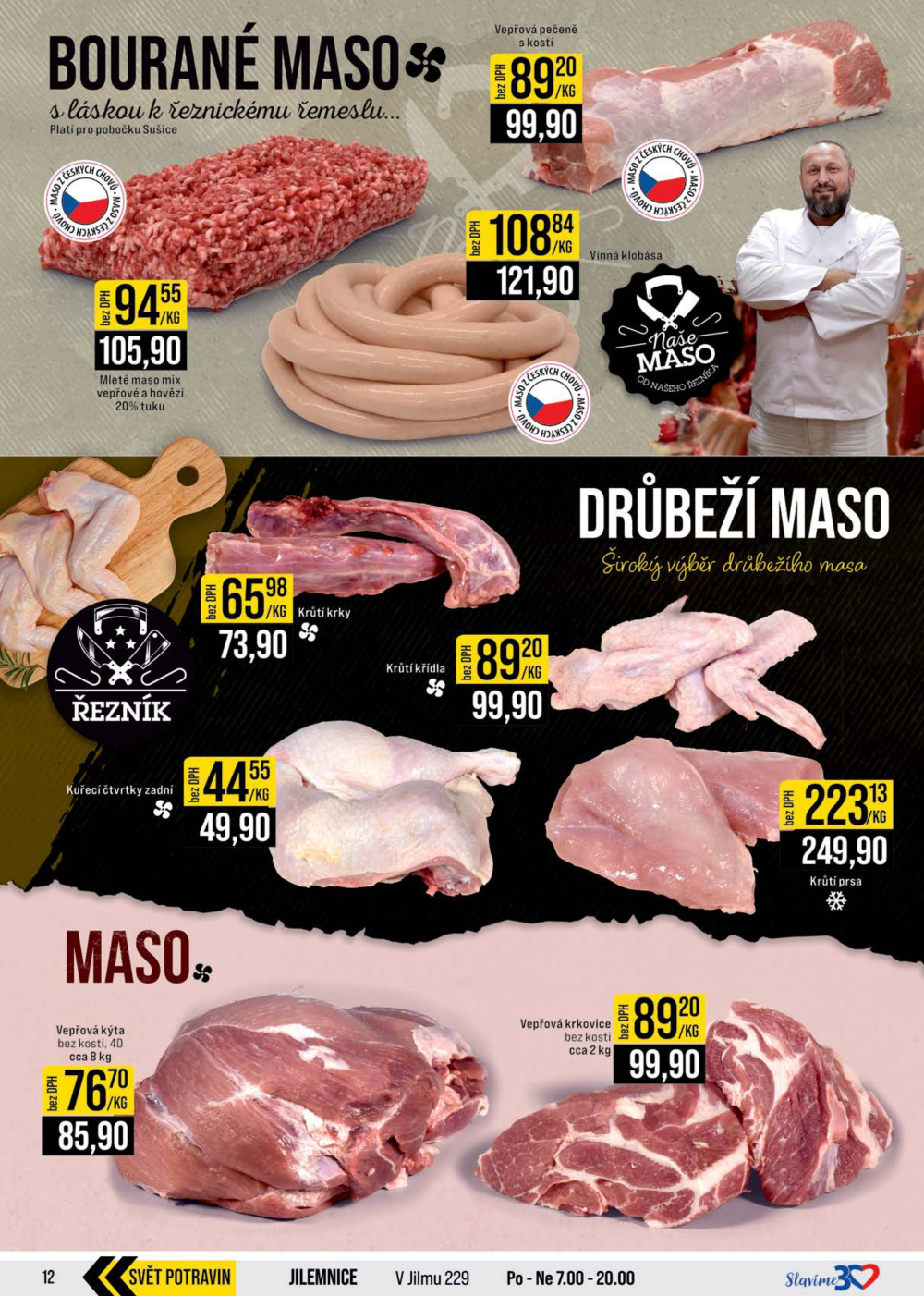 Leták JIP leták CC Cash & Carry - České Budějovice, Most, Náchod, Svoboda nad Úpou, Sušice - strana 12