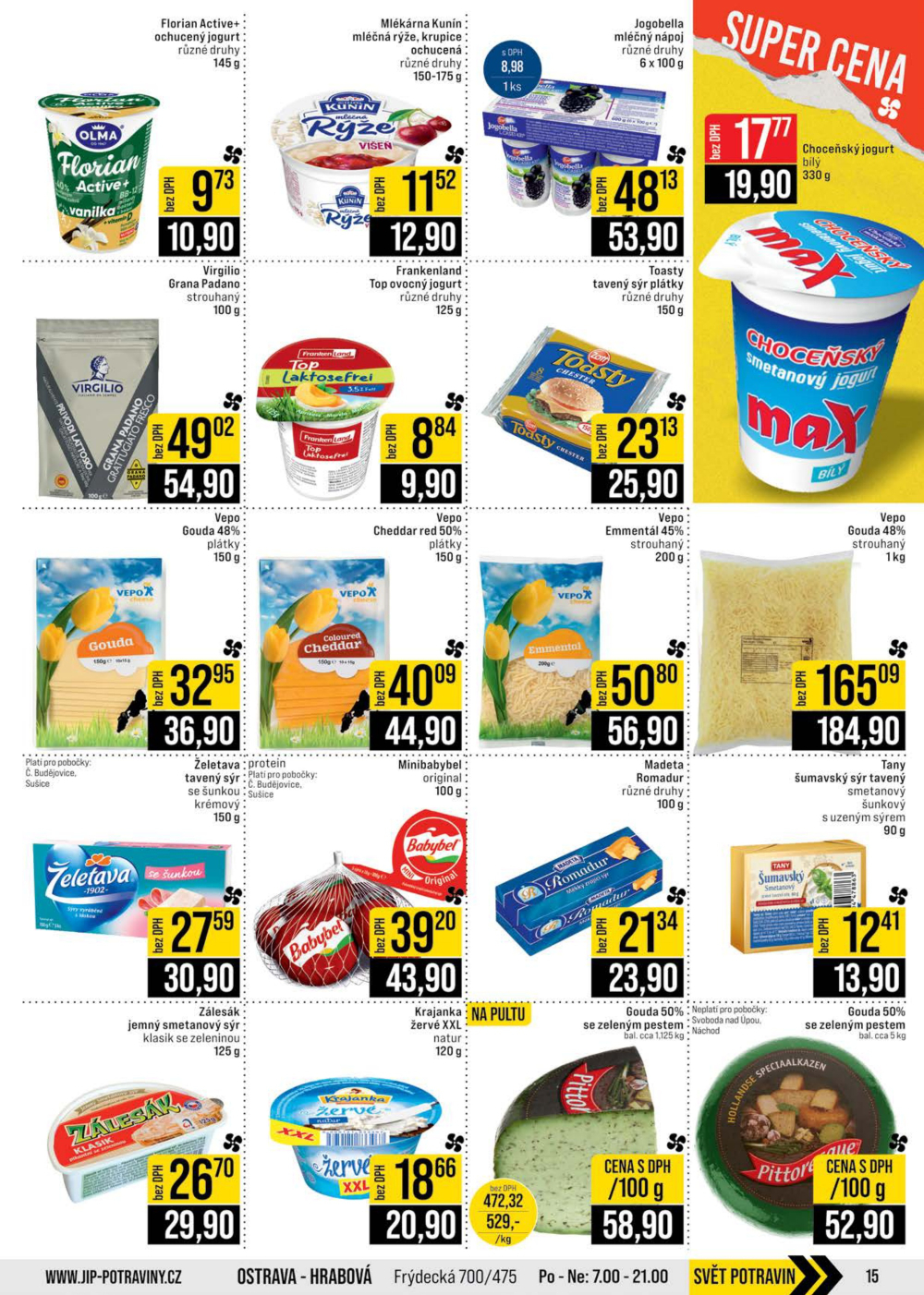 Leták JIP leták CC Cash & Carry - České Budějovice, Most, Náchod, Svoboda nad Úpou, Sušice - strana 15