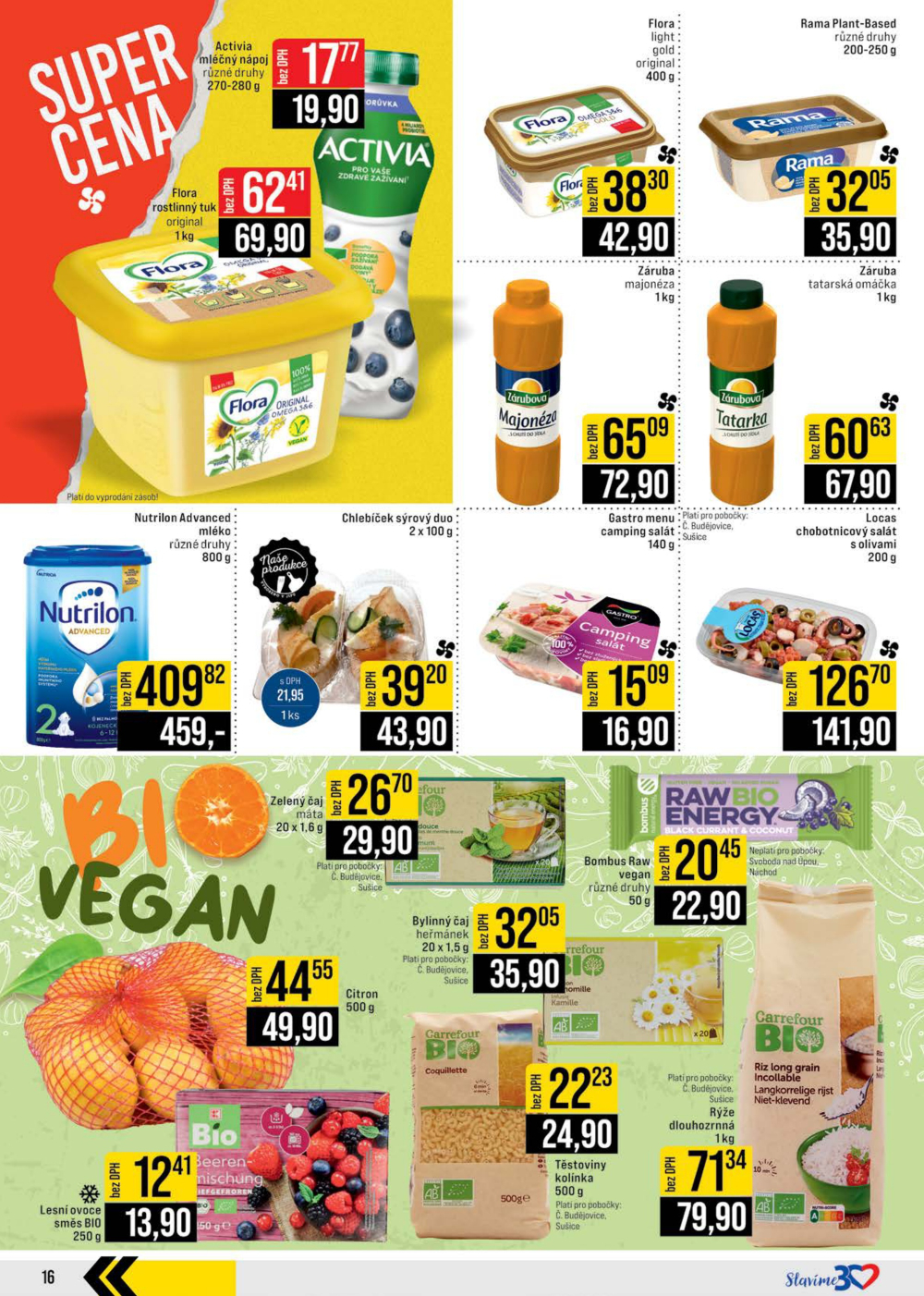 Leták JIP leták CC Cash & Carry - České Budějovice, Most, Náchod, Svoboda nad Úpou, Sušice - strana 16