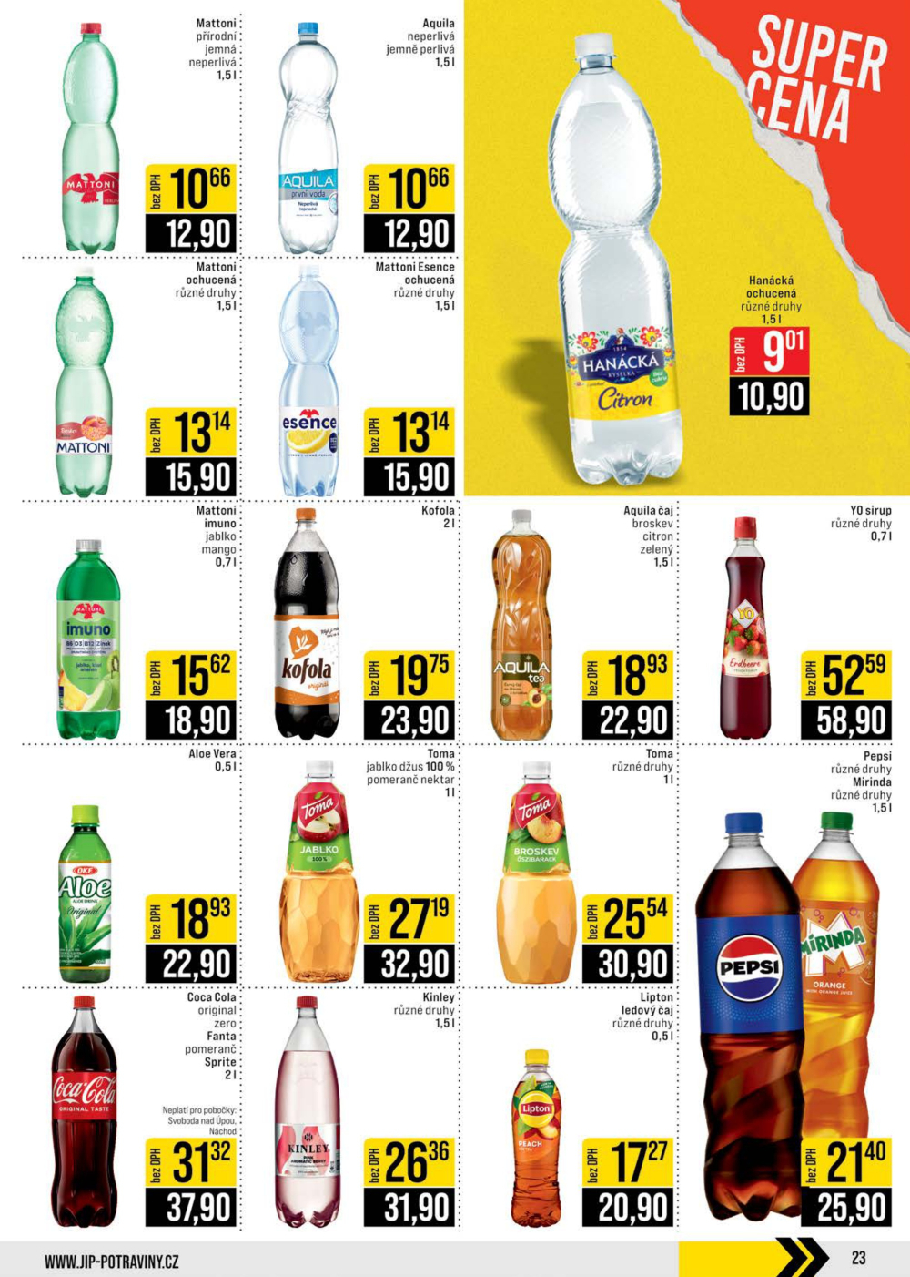 Leták JIP leták CC Cash & Carry - České Budějovice, Most, Náchod, Svoboda nad Úpou, Sušice - strana 23