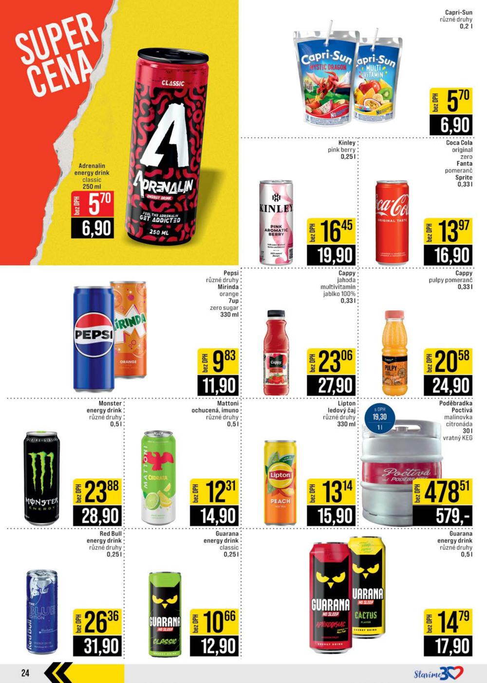 Leták JIP leták CC Cash & Carry - Brno, Ostrava, Praha, Polička, Olomouc, Karlovy Vary, Zlín, Jilemnice, Pardubice - strana 24