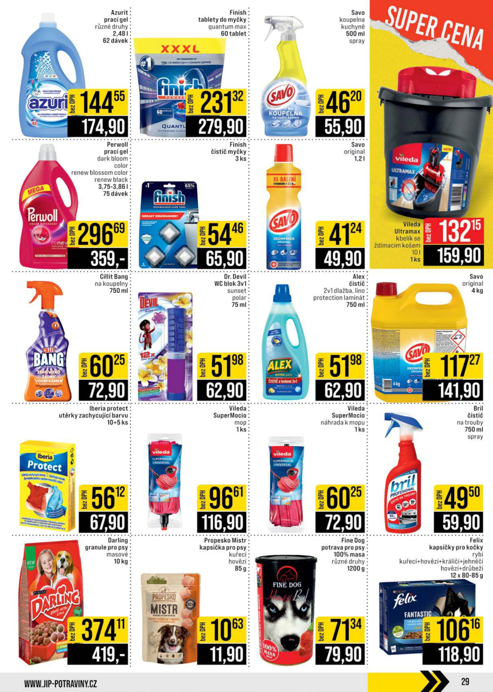 Leták JIP leták CC Cash & Carry - Brno, Ostrava, Praha, Polička, Olomouc, Karlovy Vary, Zlín, Jilemnice, Pardubice - strana 29