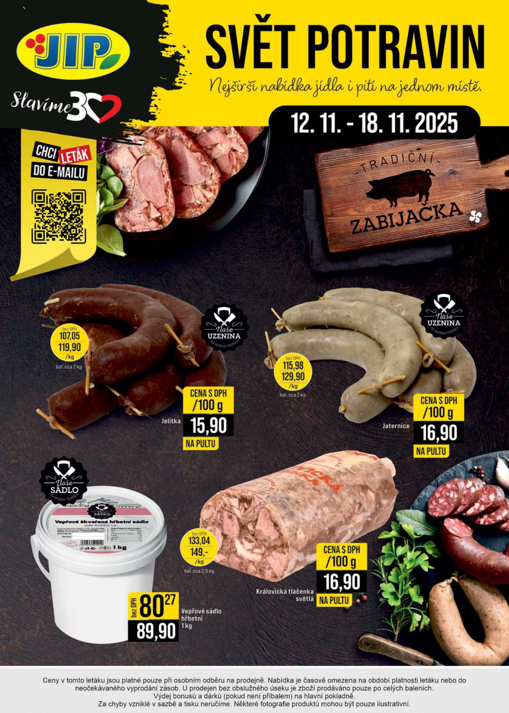 Leták JIP leták CC Cash & Carry - Brno, Ostrava, Praha, Polička, Olomouc, Karlovy Vary, Zlín, Jilemnice, Pardubice - strana 32