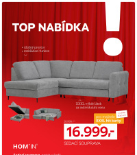Akční leták XXXLutz  - TOP nabídka Sedací souprava
